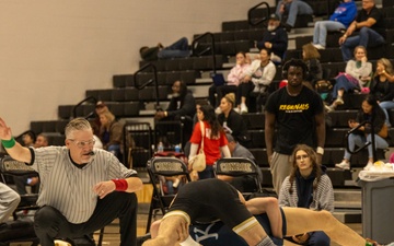 Wrestling tournament at Conroe High School