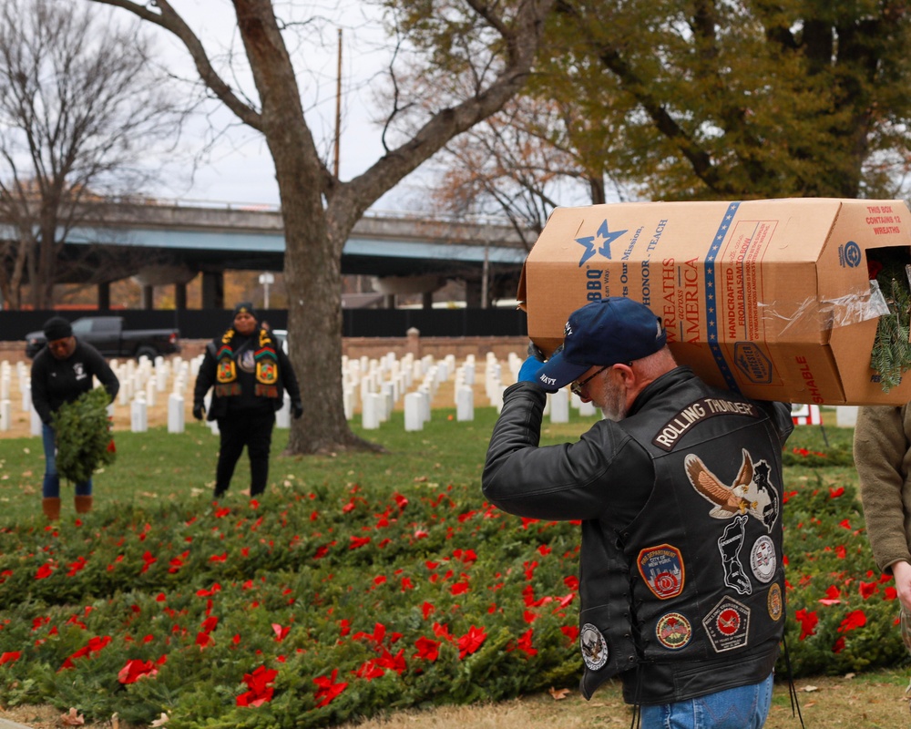 Wreaths Across America at Memphis National Cemetery