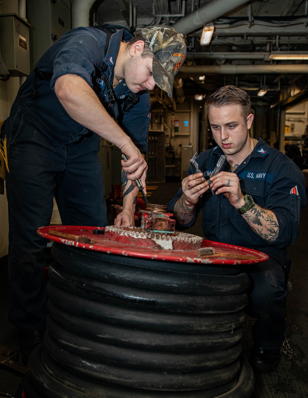 Daily Operations Aboard USS George H.W. Bush (CVN 77)