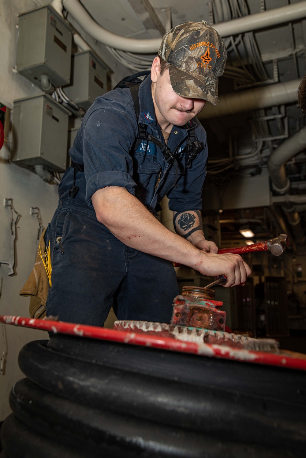 Daily Operations Aboard USS George H.W. Bush (CVN 77)