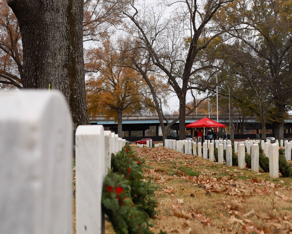 Wreaths Across America at Memphis National Cemetery