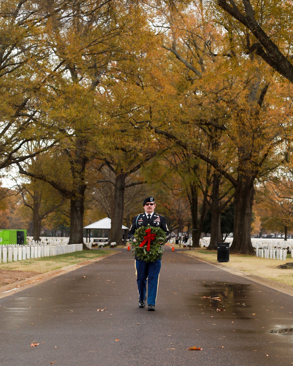 Wreaths Across America at Memphis National Cemetery