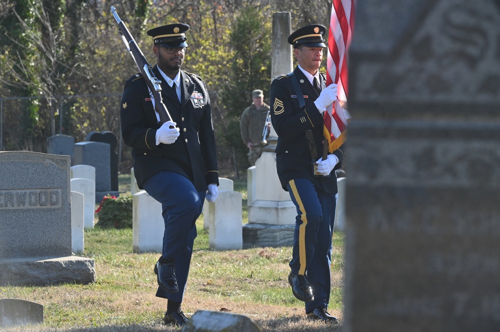 Wreaths Across America ceremony held at Congressional Cemetery