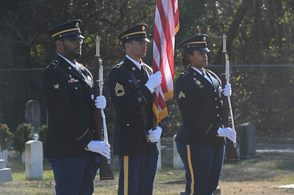 Wreaths Across America ceremony held at Congressional Cemetery