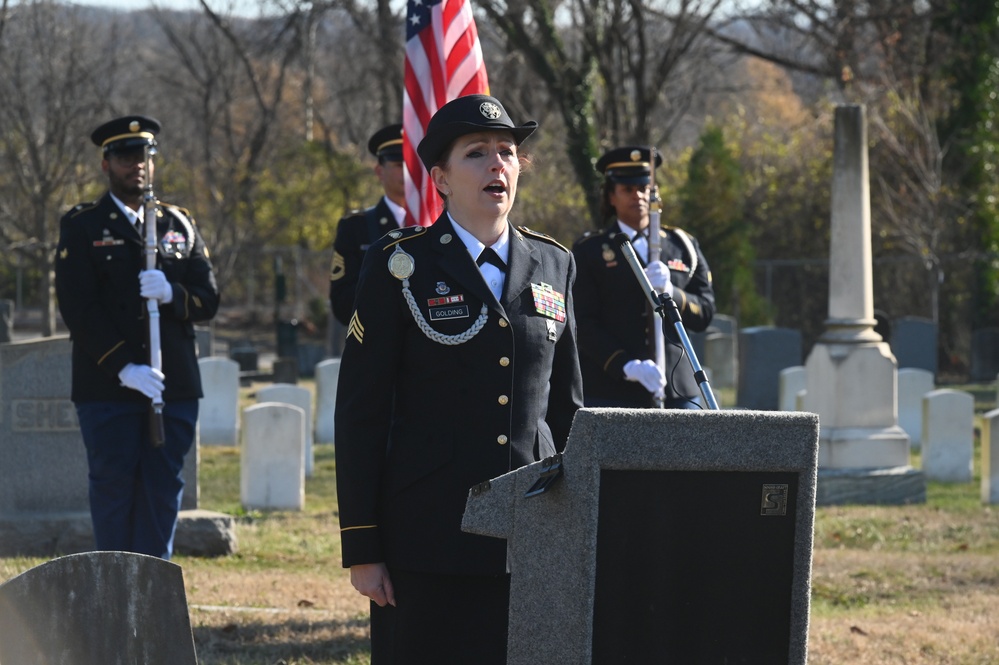 Wreaths Across America ceremony held at Congressional Cemetery