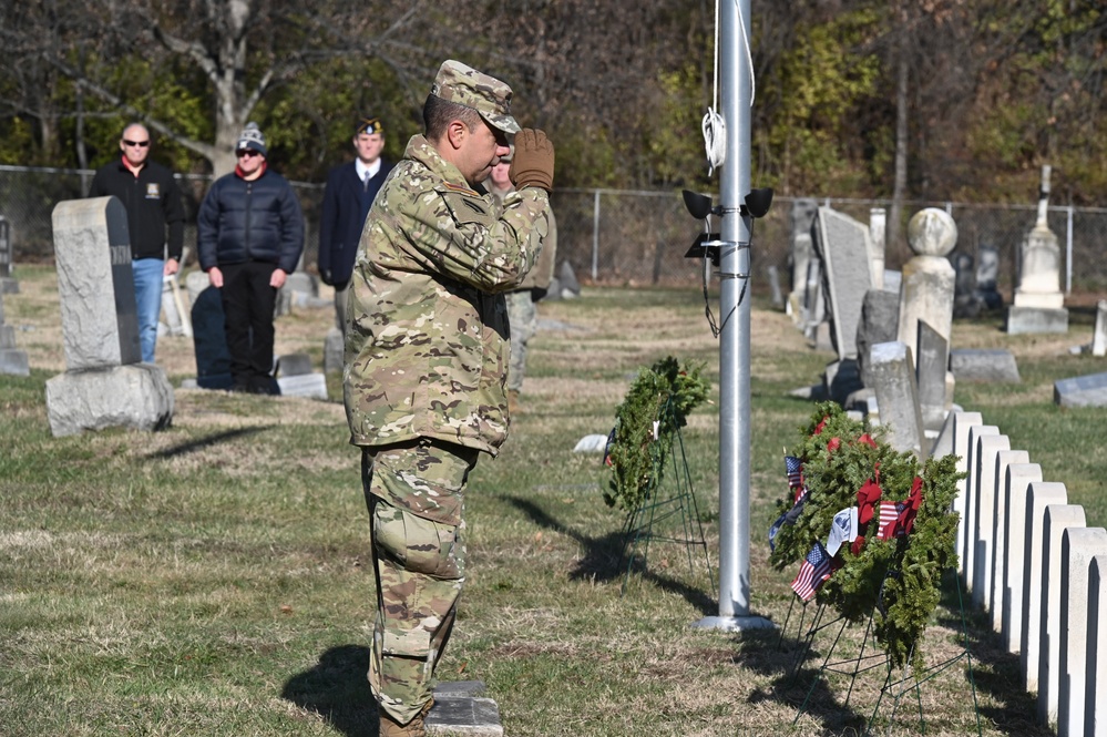 Wreaths Across America ceremony held at Congressional Cemetery