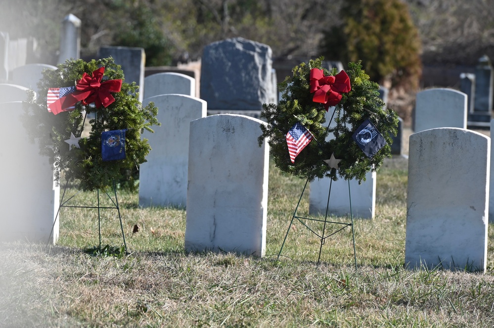 Wreaths Across America ceremony held at Congressional Cemetery