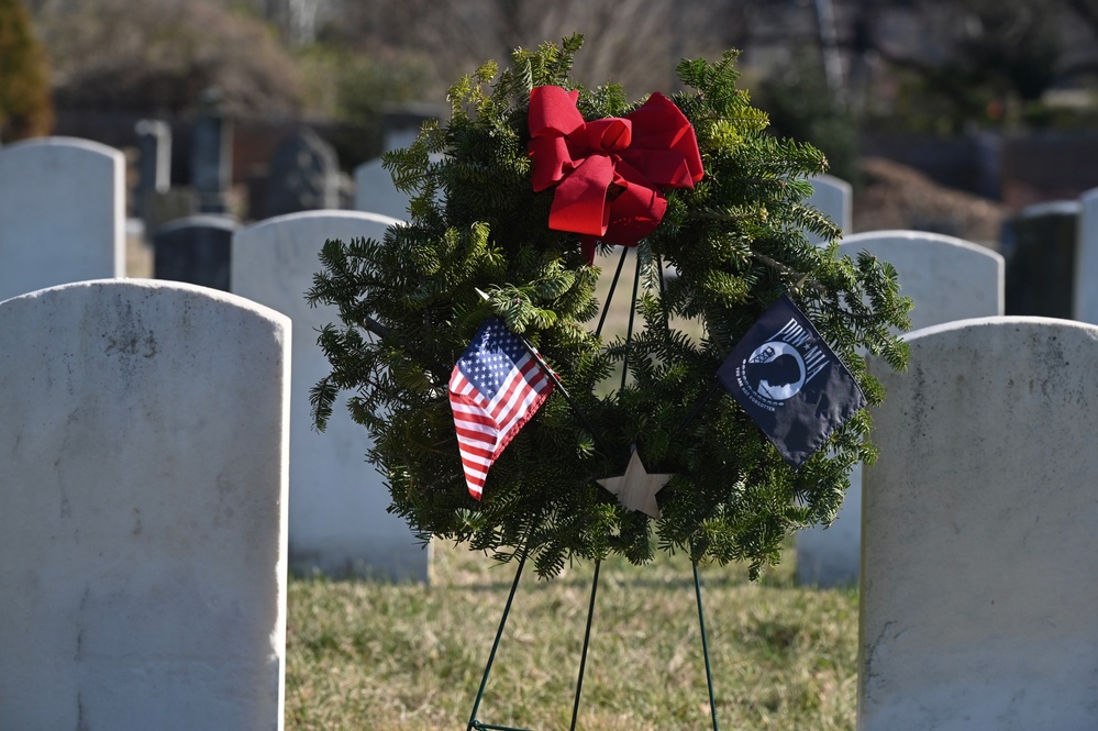 Wreaths Across America ceremony held at Congressional Cemetery