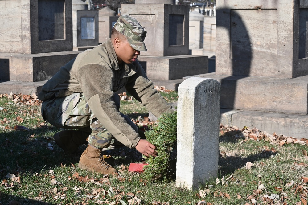 Wreaths Across America ceremony held at Congressional Cemetery