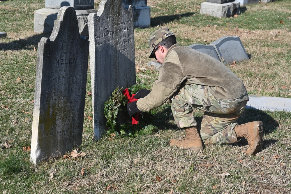 Wreaths Across America ceremony held at Congressional Cemetery