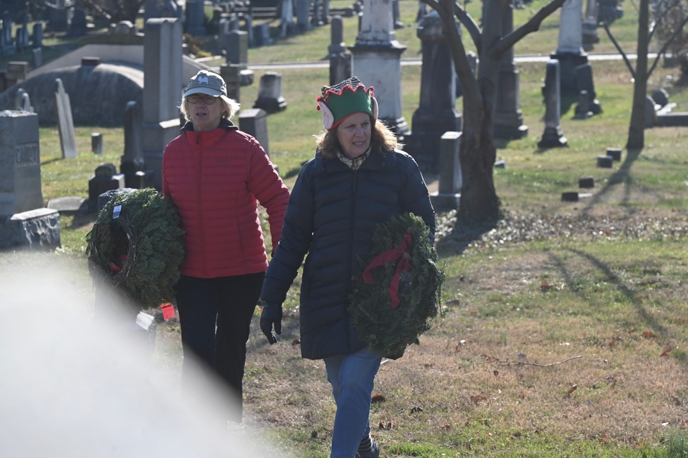 Wreaths Across America ceremony held at Congressional Cemetery