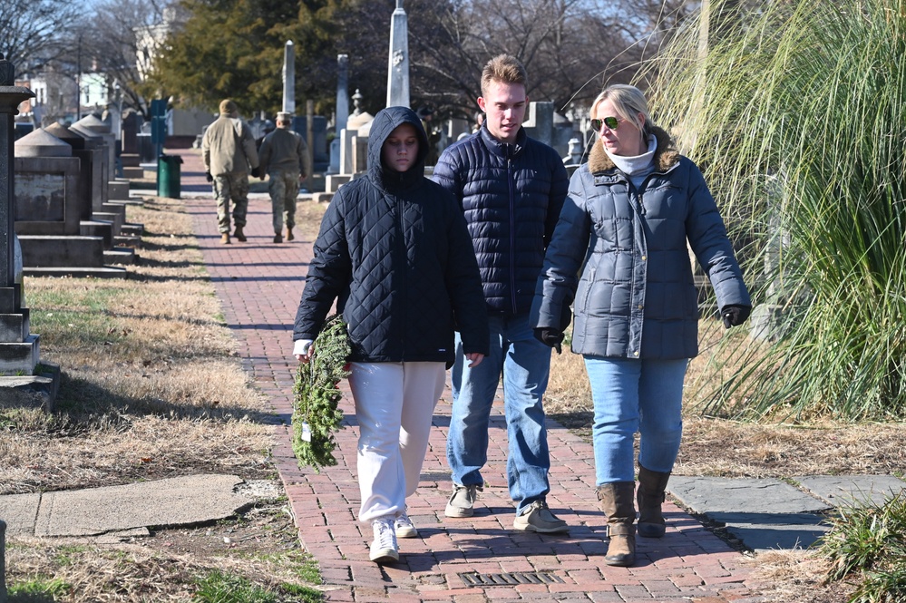 Wreaths Across America ceremony held at Congressional Cemetery