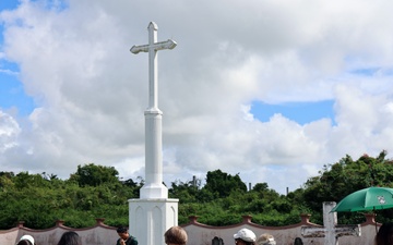 Community Members Visit Sumay Cemetery on a Public Access Program Tour