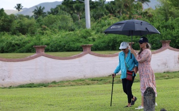 Community Members Visit Sumay Cemetery on Public Access Program Tour