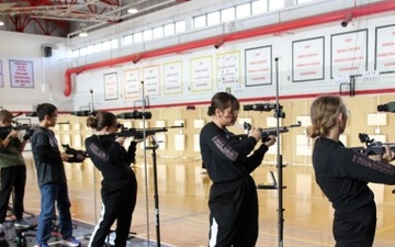 Zama JROTC cadets showcase shooting skills in invitational marksmanship match