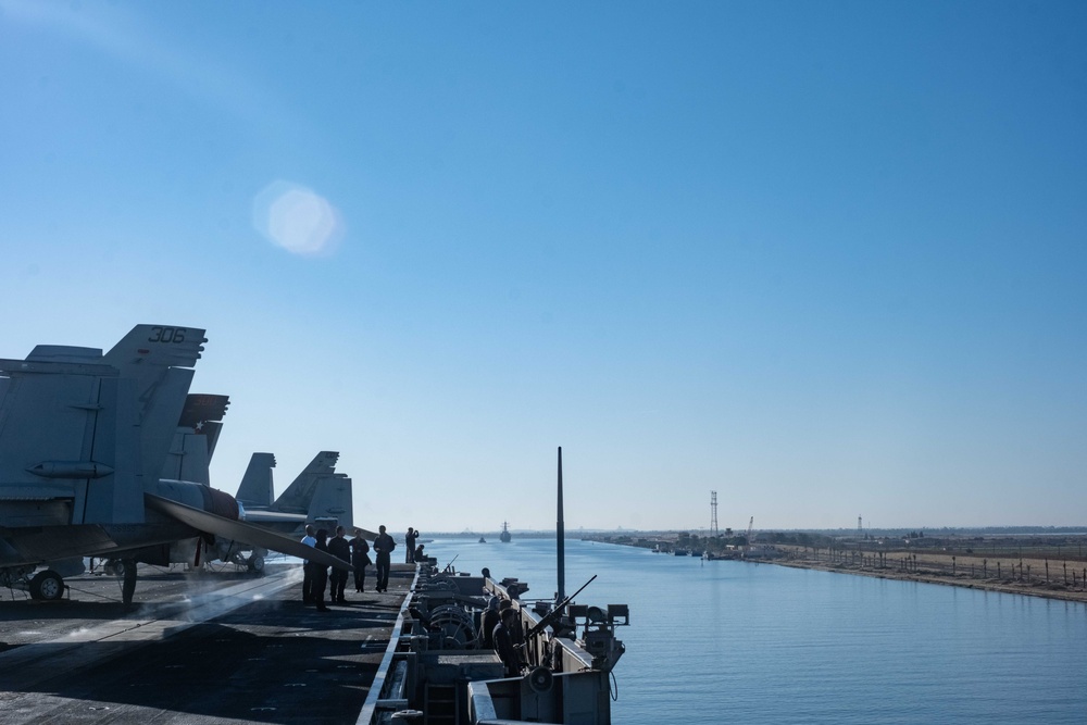 Harry S. Truman Strike Group Enters U.S. Central Command Area of Responsibility