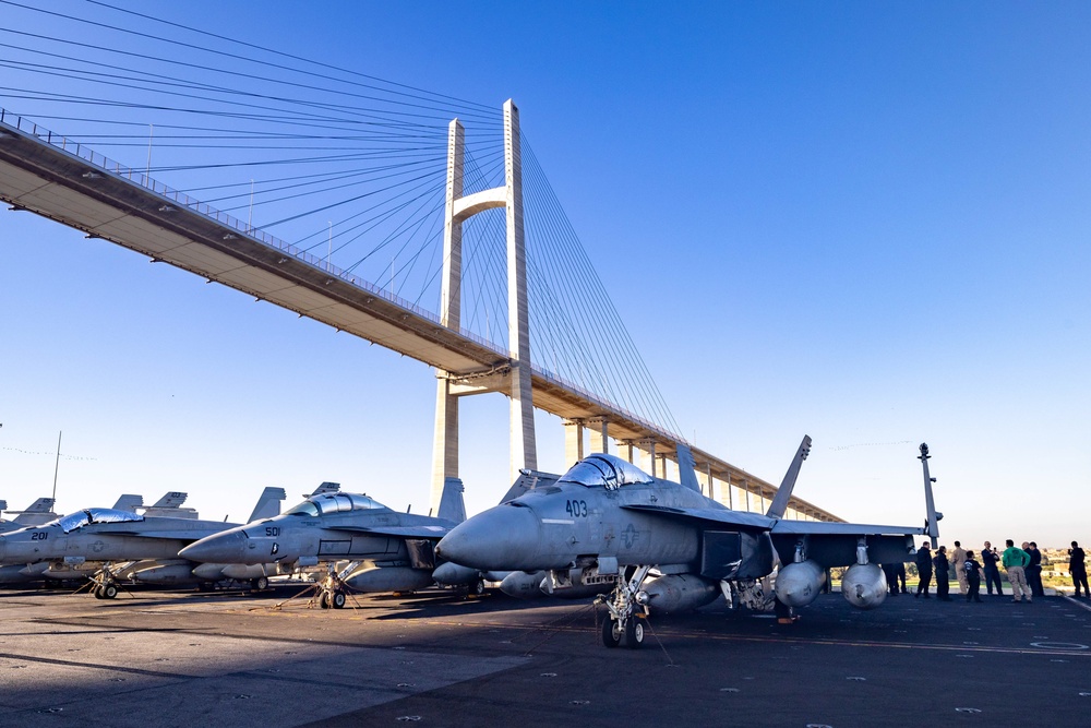 Harry S. Truman Strike Group Enters U.S. Central Command Area of Responsibility