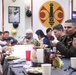 210th Field Artillery Brigade Thanksgiving Day serving event