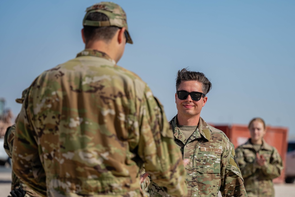 379th AEW leadership recognizes Airmen