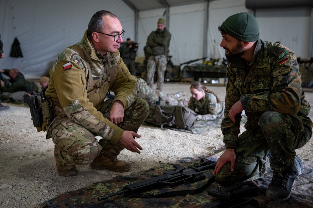 Multinational marksmanship training conducted at Camp Bondsteel