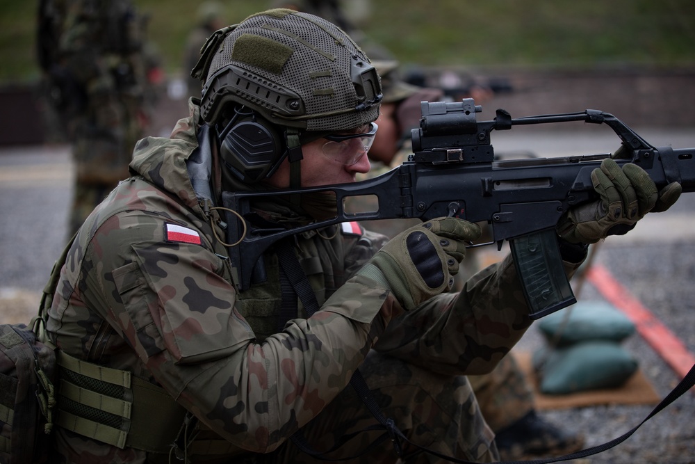 Multinational marksmanship training conducted at Camp Bondsteel