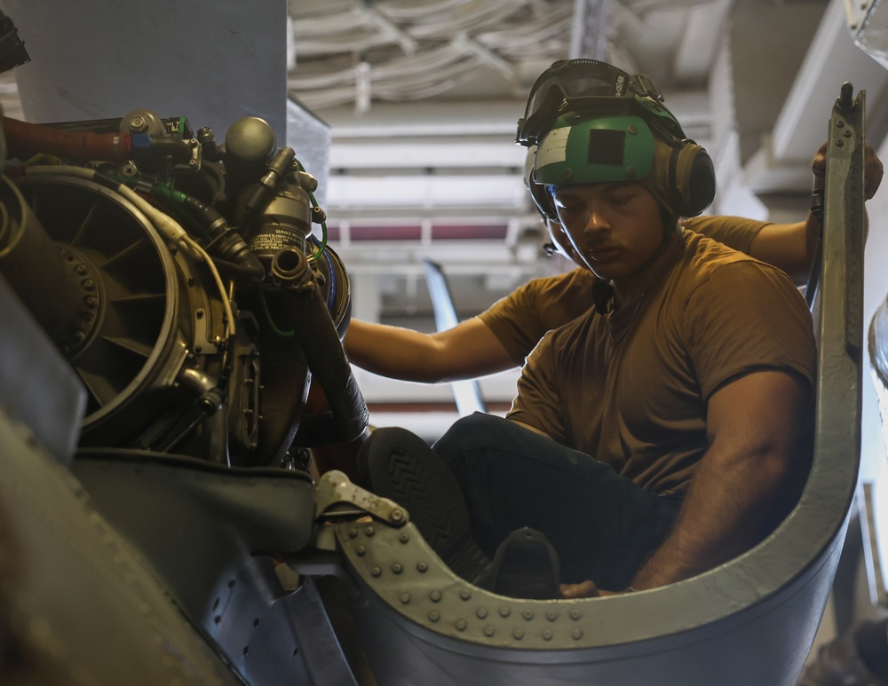 USS William P. Lawrence conducts routine operations as part of the Carl Vinson Carrier Strike Group