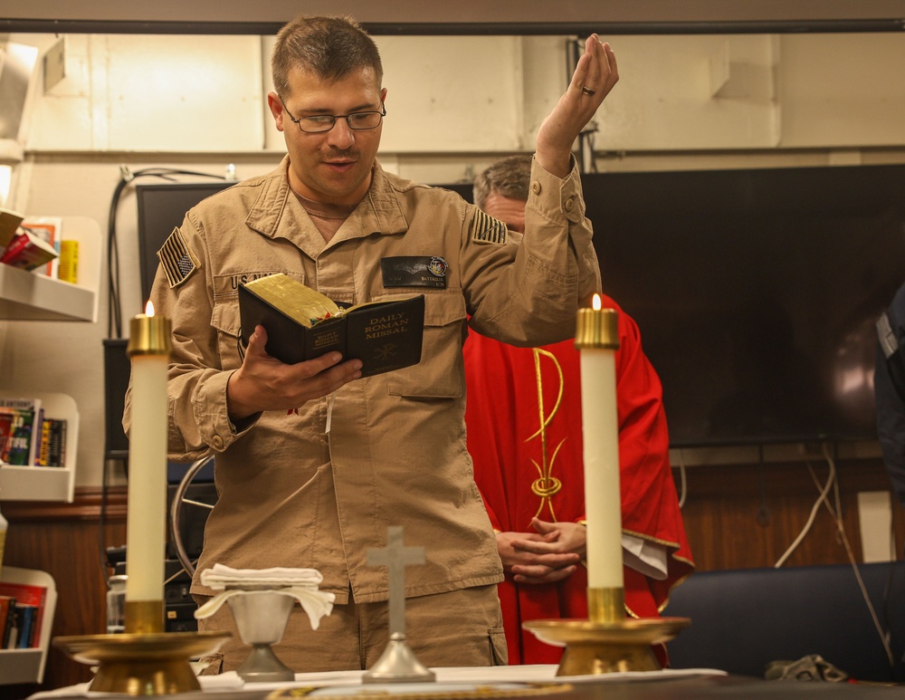 USS William P. Lawrence conducts routine operations as part of the Carl Vinson Carrier Strike Group