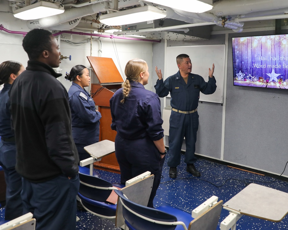 USS Princeton conducts routine operations as part of the Carl Vinson Carrier Strike Group