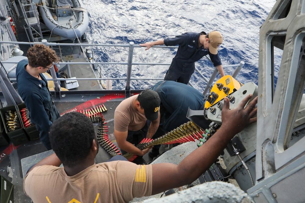 USS Princeton conducts routine operations as part of the Carl Vinson Carrier Strike Group