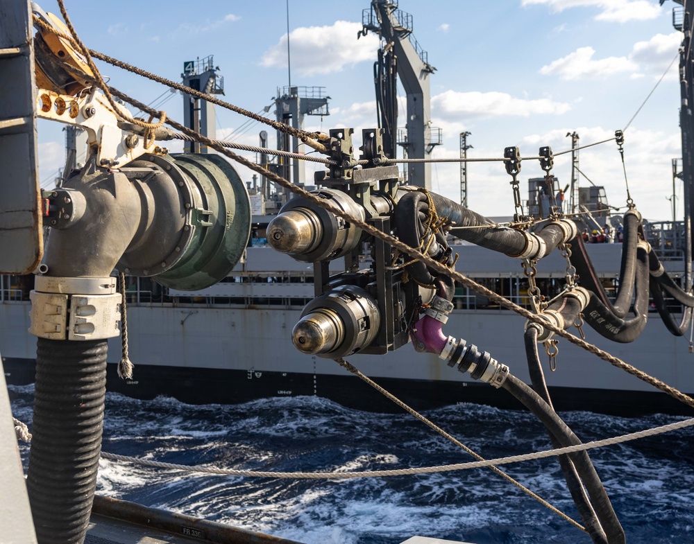 USS Preble (DDG 88) Replenishment at Sea with USNS Tippecanoe (T-AO 199)