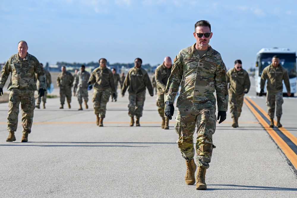 U.S., Turkish Airmen conduct joint FOD walk