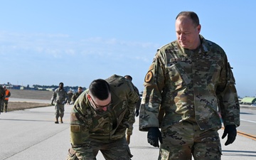 U.S., Turkish Airmen conduct joint FOD walk