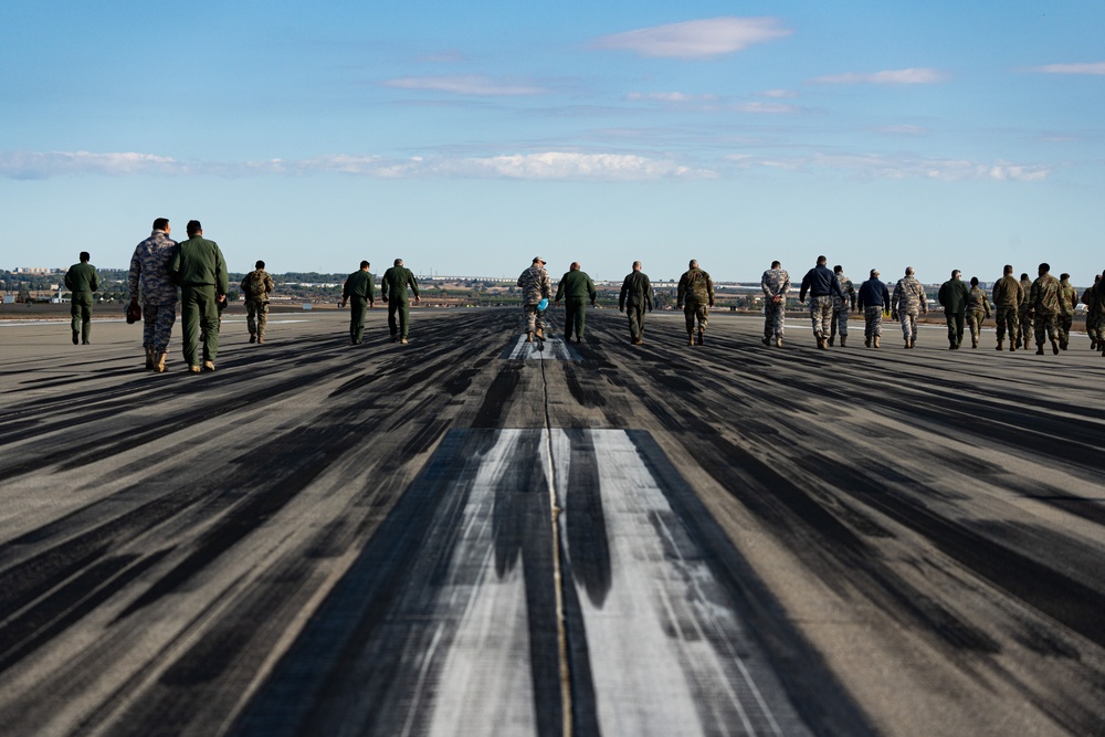 U.S., Turkish Airmen conduct joint FOD walk