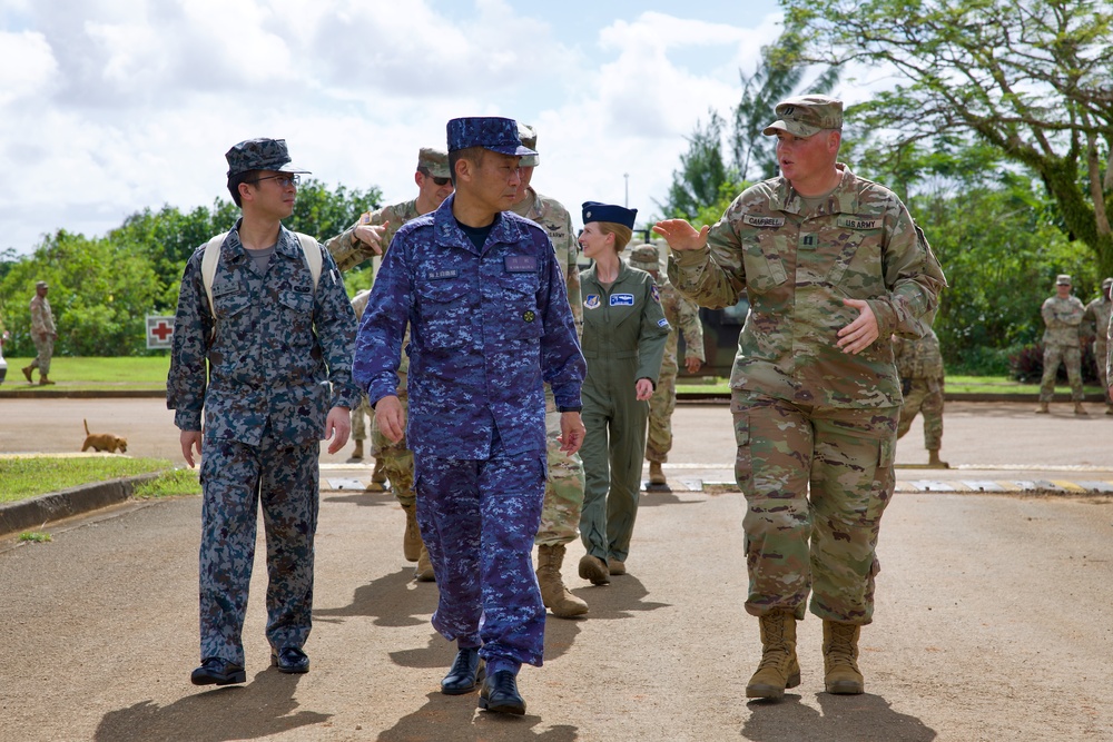 First JSDF Visit to Task Force Talon