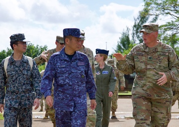 First JSDF Visit to Task Force Talon