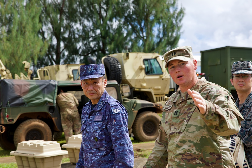 First JSDF Visit to Task Force Talon