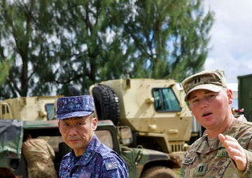 First JSDF Visit to Task Force Talon