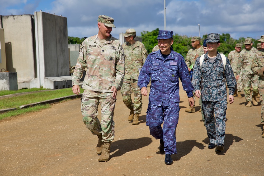 First JSDF Visit to Task Force Talon