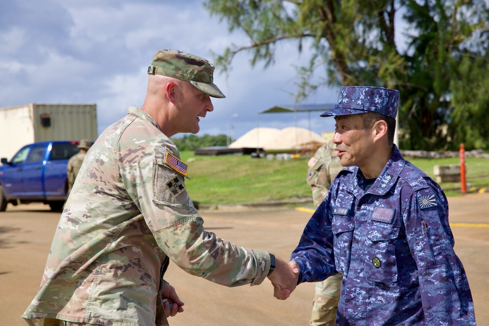 First JSDF Visit to Task Force Talon