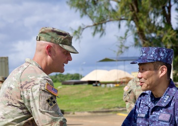 First JSDF Visit to Task Force Talon