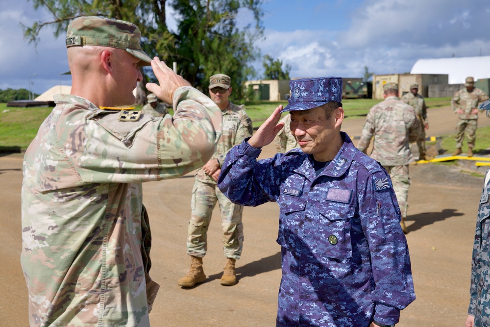 First JSDF Visit to Task Force Talon