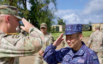 First JSDF Visit to Task Force Talon