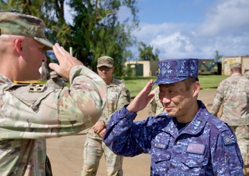 First JSDF Visit to Task Force Talon