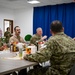 Canadian Armed Forces Chief Warrant Officer shares lunch with USAF, CAF leaders