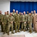 Canadian Armed Forces Chief Warrant Officer shares lunch with USAF, CAF leaders