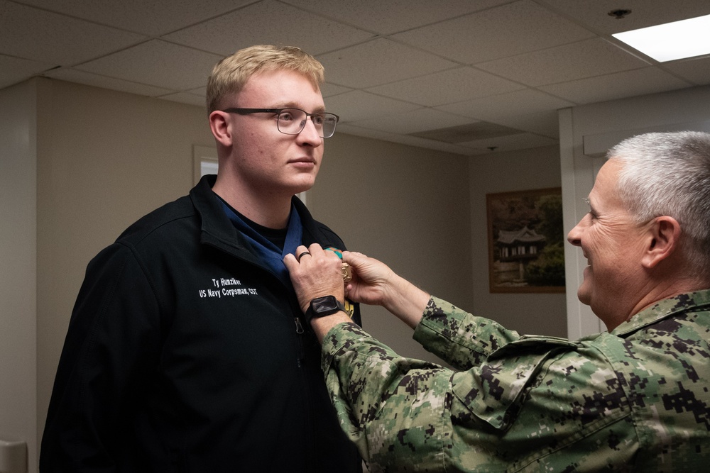 Fair Winds and Following Seas:  Hospital Corpsman Third Class Ty Hunziker