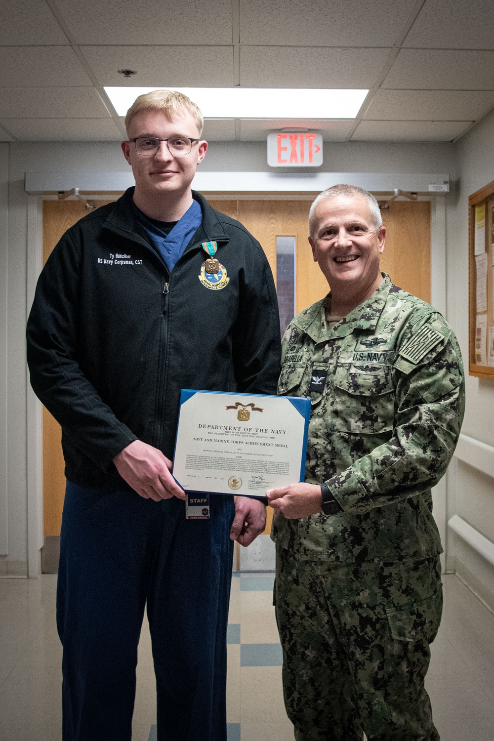 Fair Winds and Following Seas:  Hospital Corpsman Third Class Ty Hunziker