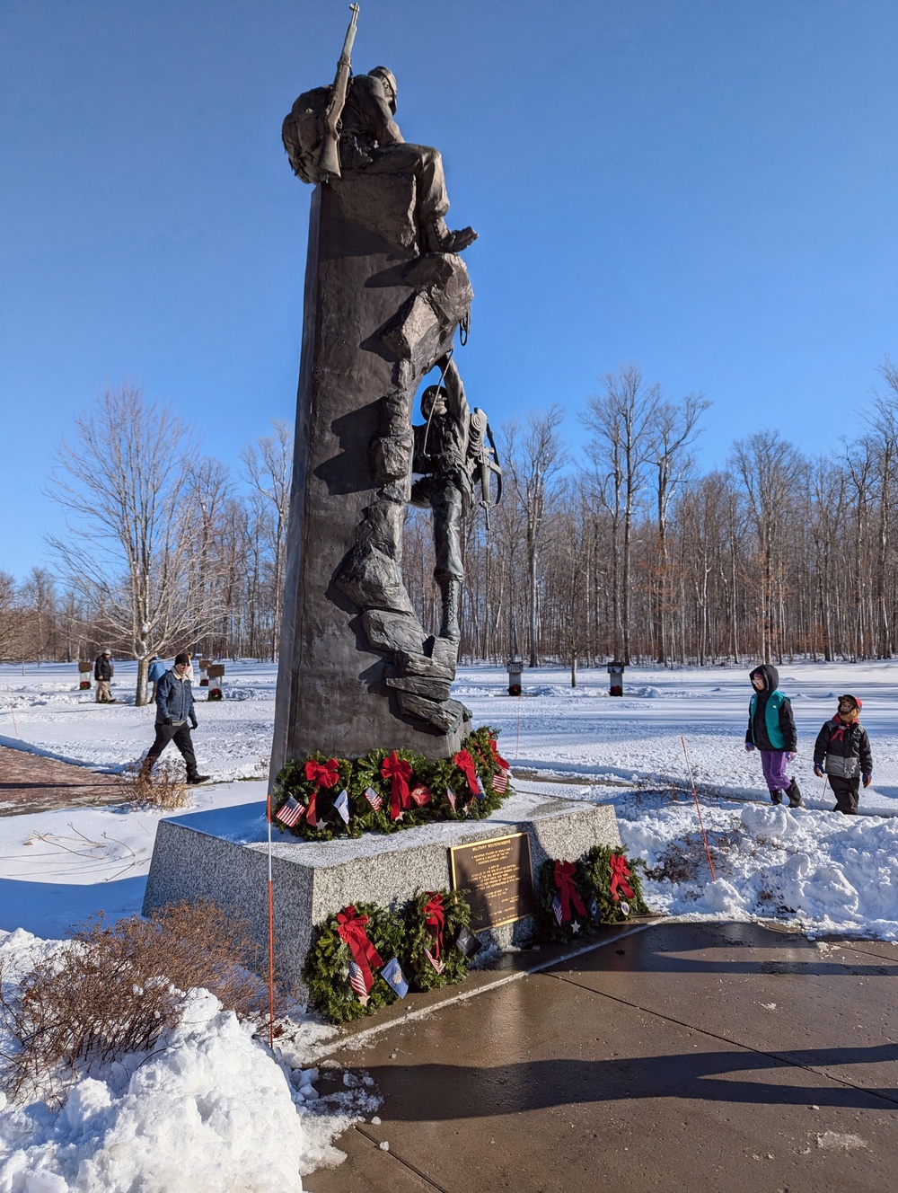 Scouts honor veterans with Wreaths Across America at Fort Drum