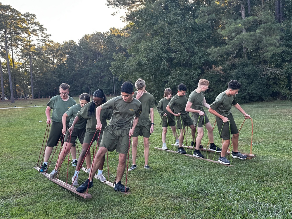 Lejeune MCJROTC program earns recognition as Naval Honor School