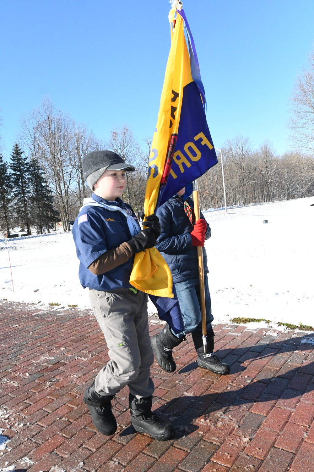 Scouts honor veterans with Wreaths Across America at Fort Drum